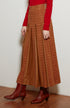 PLEATED MAXI SKIRT