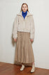 PLEATED MAXI SKIRT
