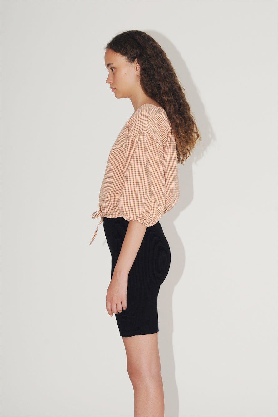 REMY GINGHAM TOP (قميص)