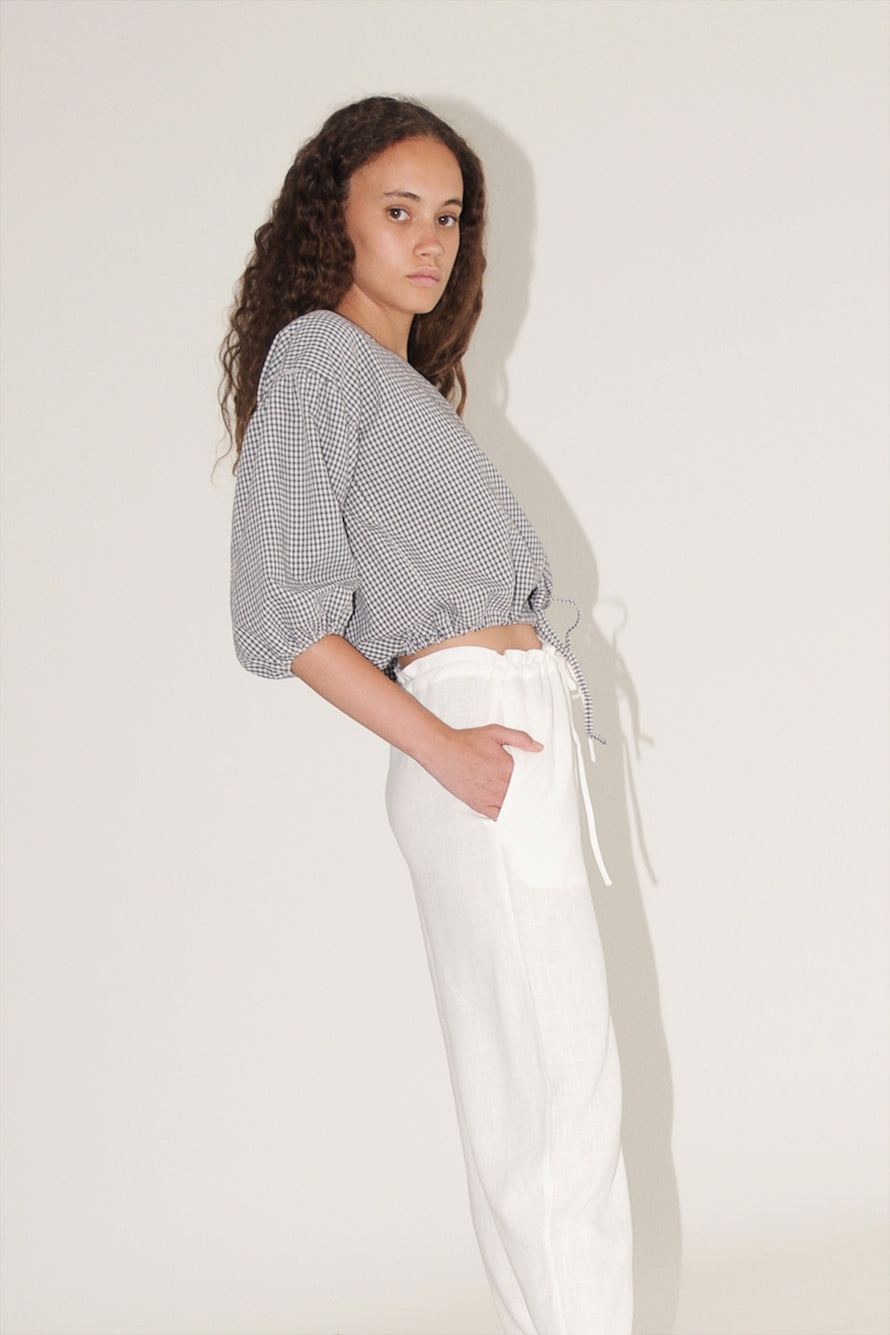 REMY GINGHAM TOP (قميص)
