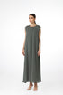 A-LINE SLEEVELESS DRESS (فستان) "AMIRA" (ZOOM COLLECTION)