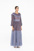RUFFLE DRESS (فستان) WITH GATHERED BELT “NOOR”