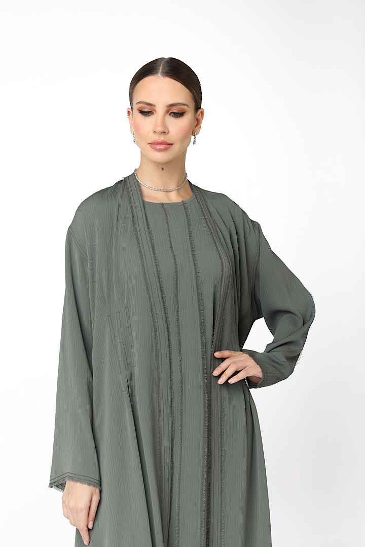 A-LINE SLEEVELESS DRESS (فستان) "AMIRA" (ZOOM COLLECTION)