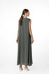 A-LINE SLEEVELESS DRESS (فستان) "AMIRA" (ZOOM COLLECTION)
